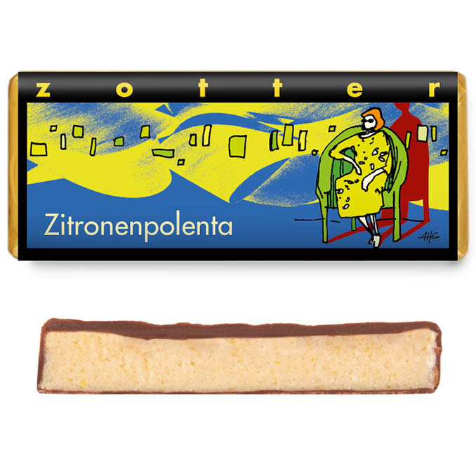 Hand-scooped Lemon Polenta