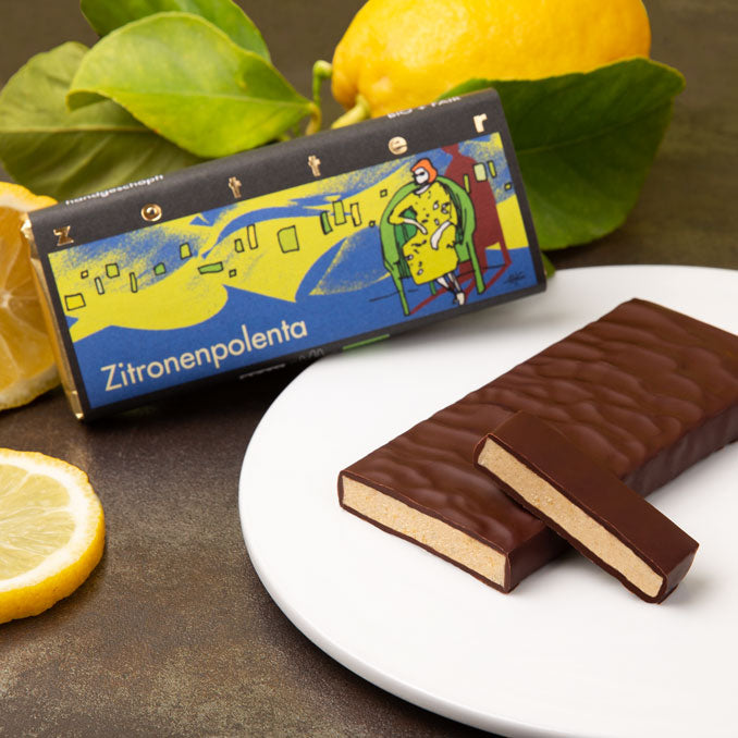 Hand-scooped Lemon Polenta