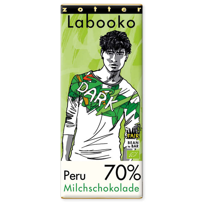 Labooko Peru Milk Chocolate 70% Cacao