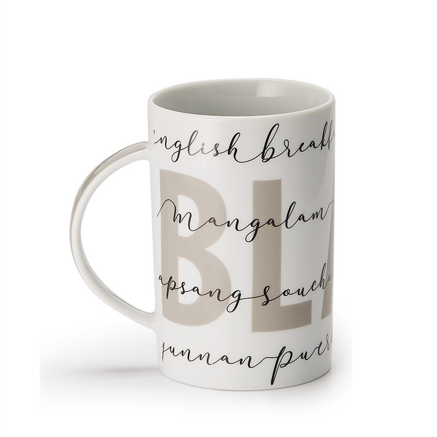 Black Green and Fruits Tea Mugs