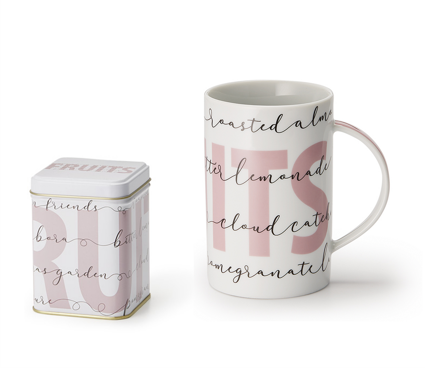 Fruit Tea Mug and Tin