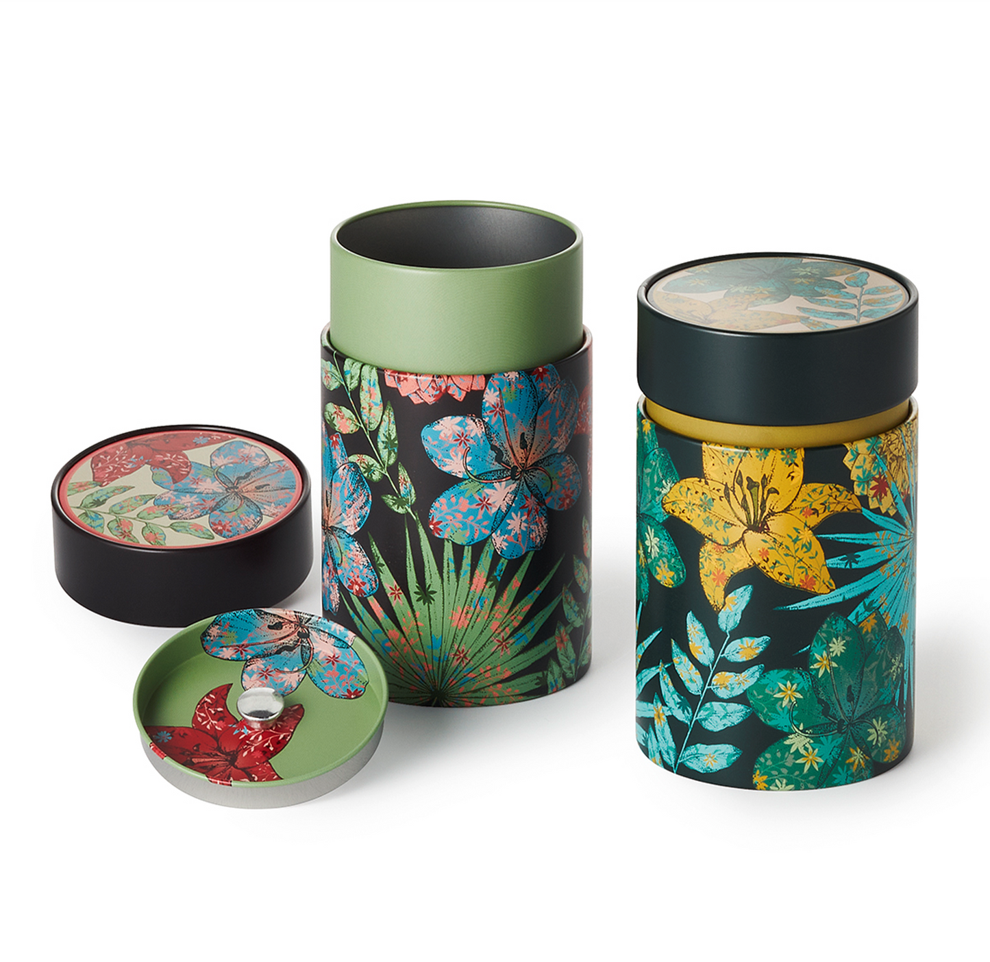 Rustic Flowers Caddy - Green or Yellow