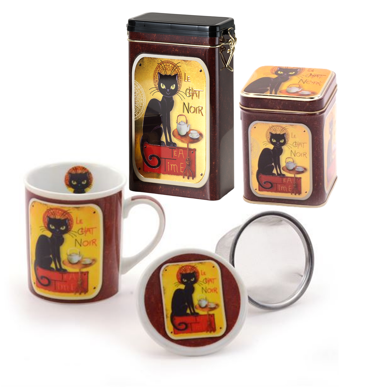 Le Chat Noir Mug and Caddy Gift Sets