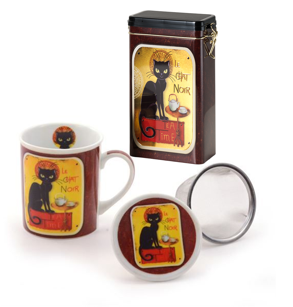 Le Chat Noir Mug and Caddy Gift Sets