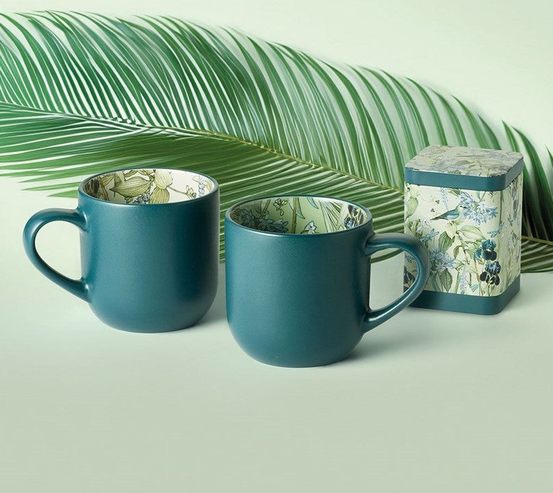 Blue Garden Mug