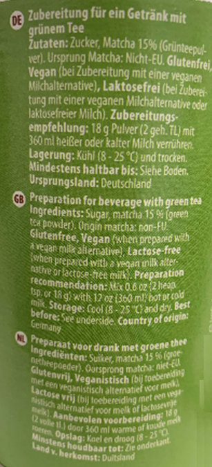 Matcha Green Tea Latte / Drink