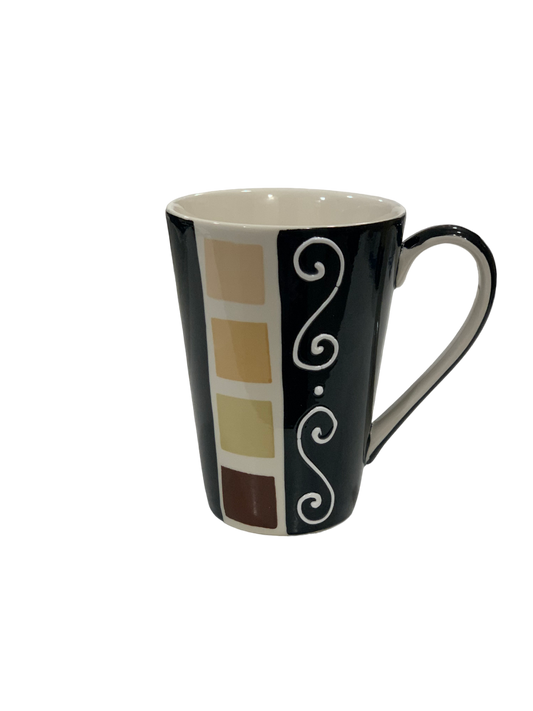 Brown Black and Cream Mugs