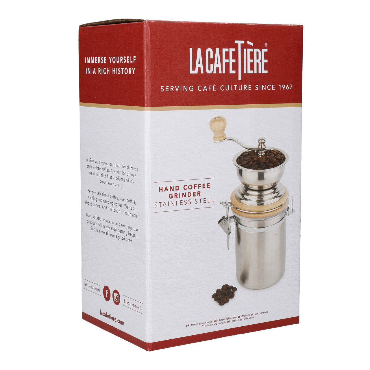 La Cafetière Manual Coffee Grinder - Stainless Steel