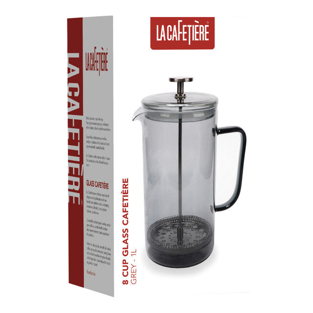 La Cafetière 8 Cup - Smoke Grey
