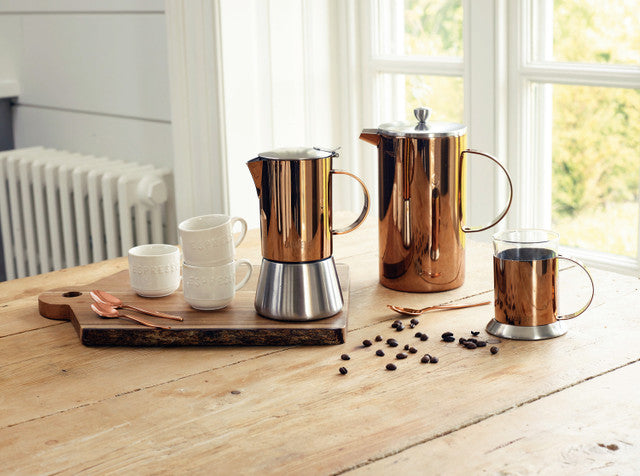 La Cafetiere Double Walled 8 Cup Copper