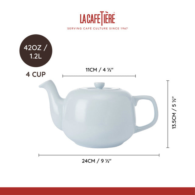 Teapot 4-Cup Sky Blue