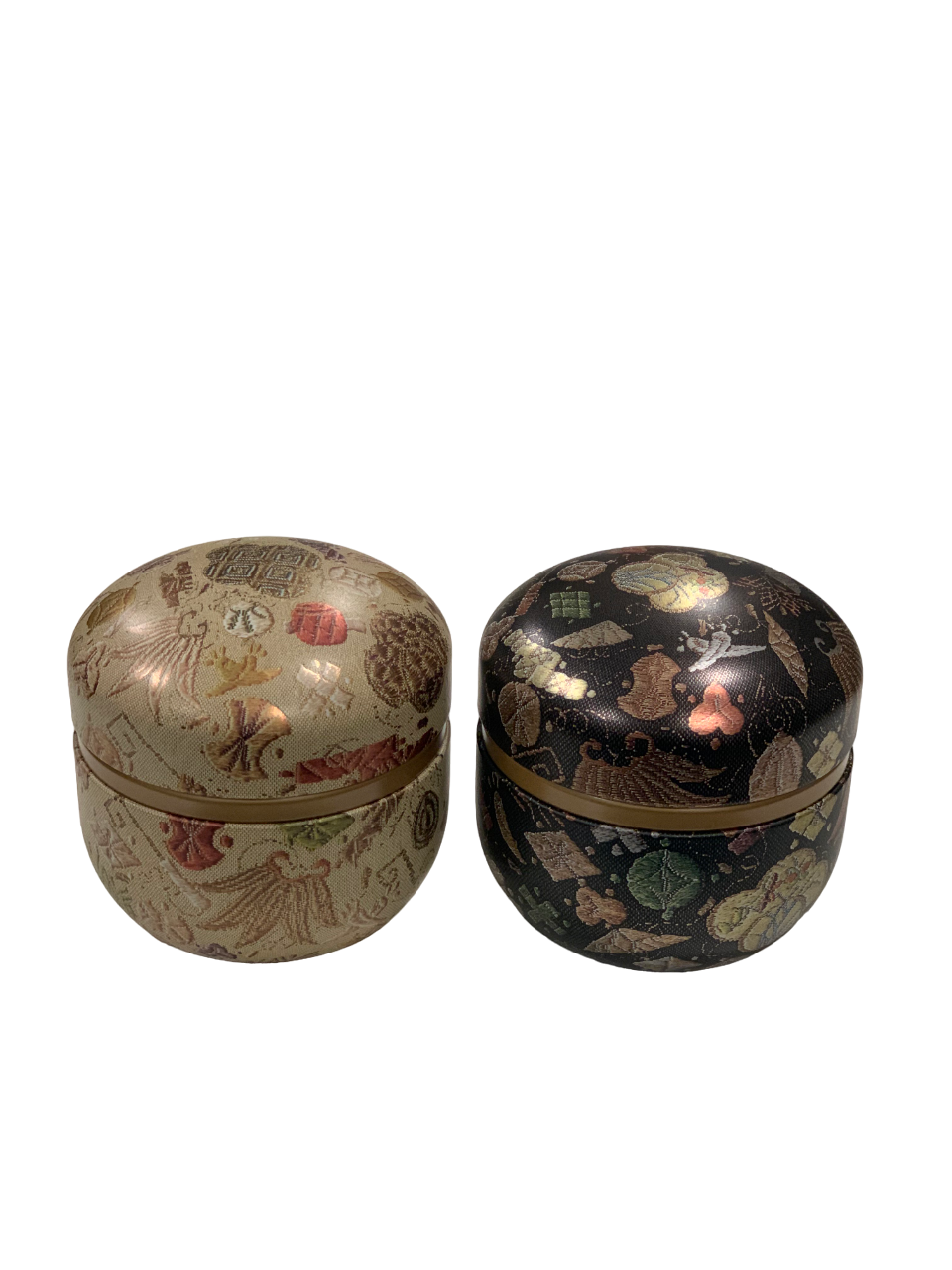 Takato Duo of Japanese Tea Caddies