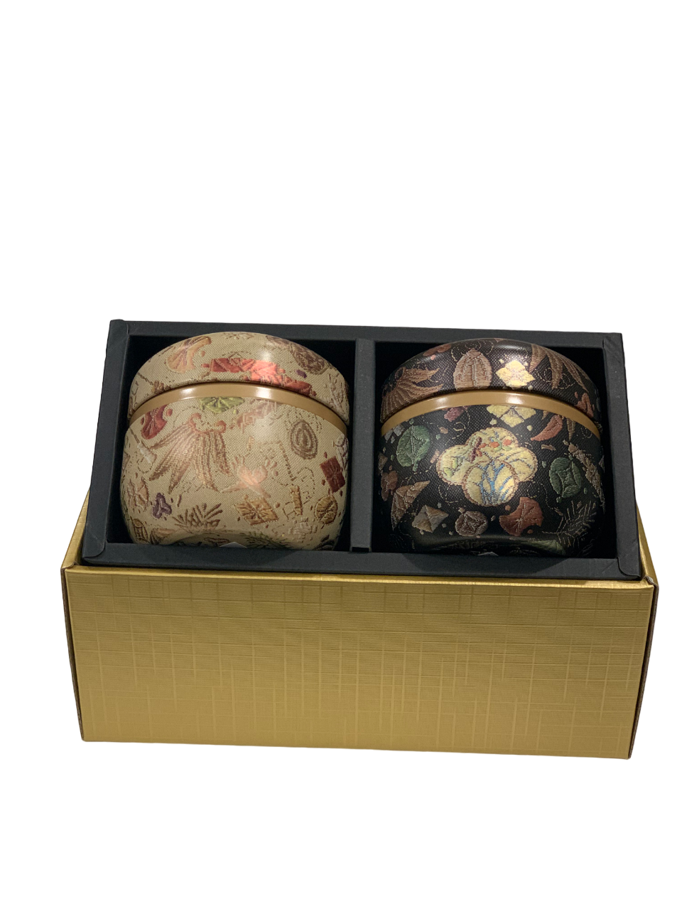 Takato Duo of Japanese Tea Caddies