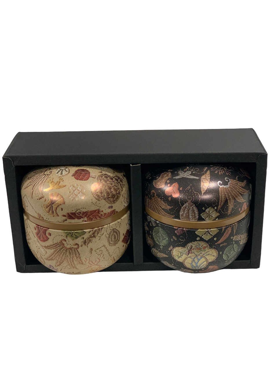 Takato Duo of Japanese Tea Caddies