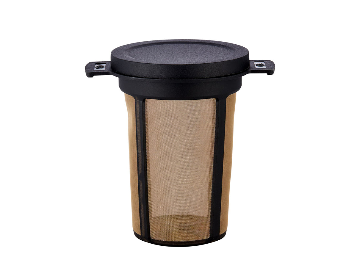 Tea Rool Filter Reusable Tea Filter with Lid/Drip Tray – Golden Monkey Tea Company
