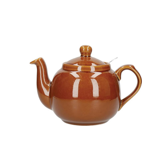 Teapot 4-Cup Brown with Infuser
