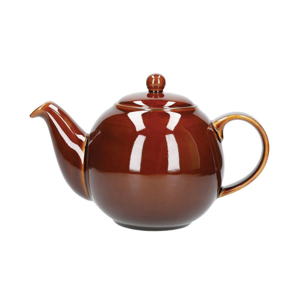 Teapot Rockingham 6-Cup, Brown