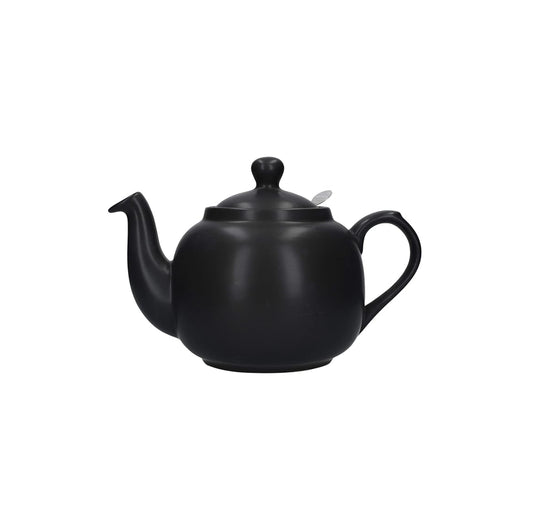 Teapot 2-Cup Matt Black with Infuser