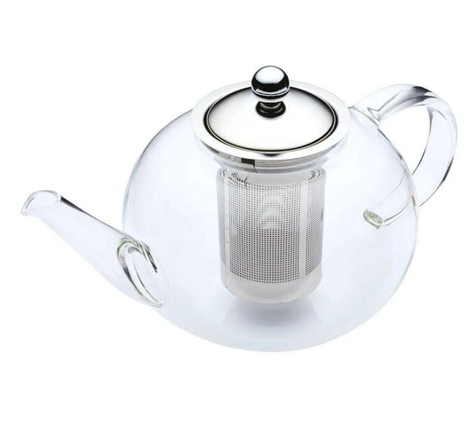 Glass Teapot 6-Cup, with Infuser