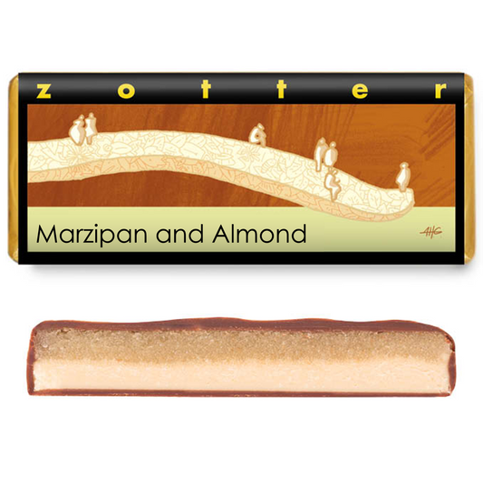 Hand-scooped Marzipan and Almond