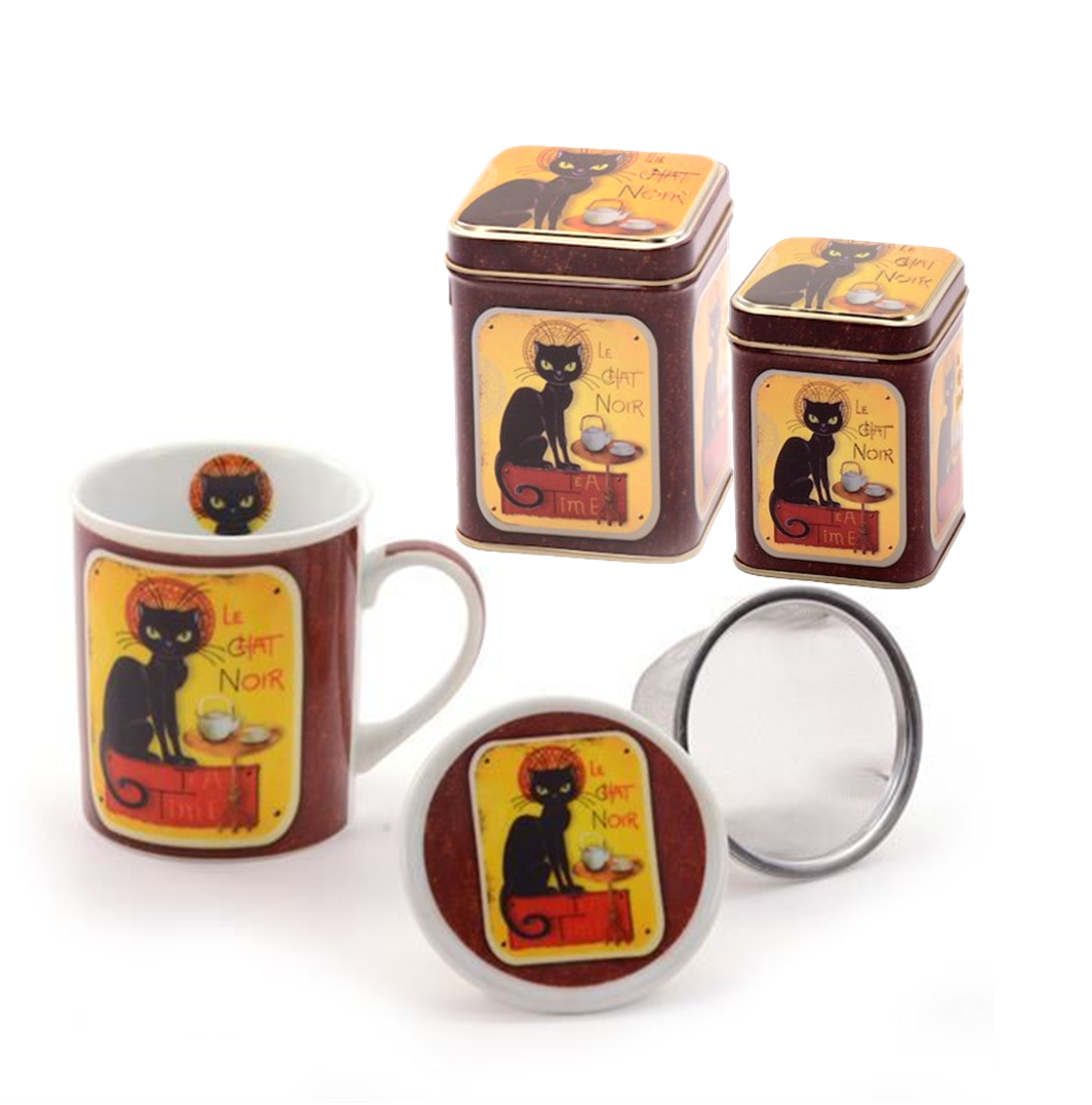 Le Chat Noir Mug and Caddy Gift Sets