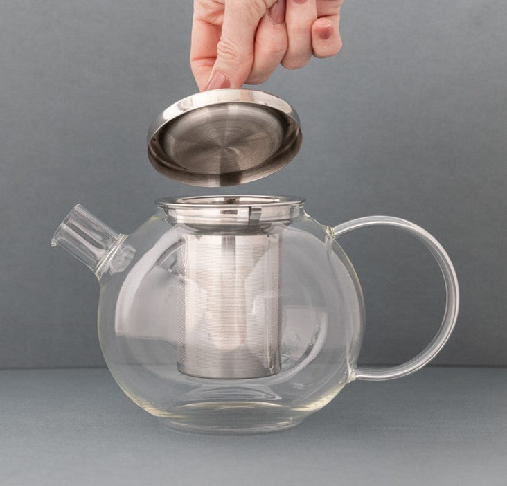 Darjeeling Glass Teapot 4-Cup, with Infuser