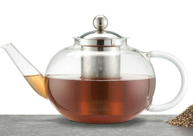 Glass Teapot 6-Cup, with Infuser