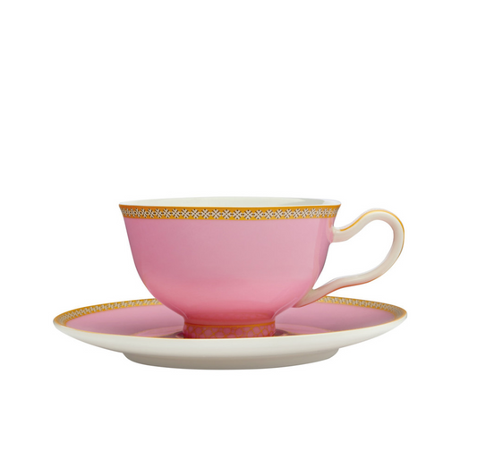 Pink Cup and Saucer