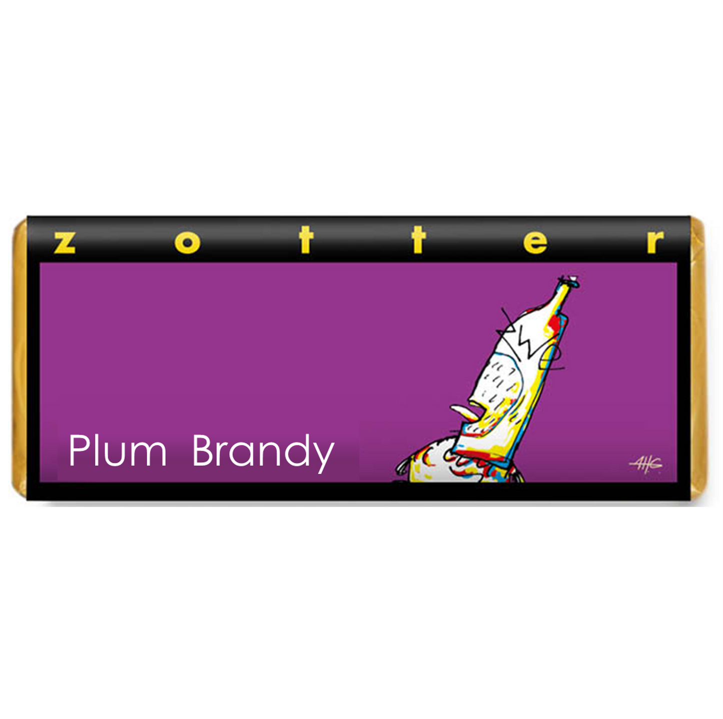 Hand-scooped Plum Brandy