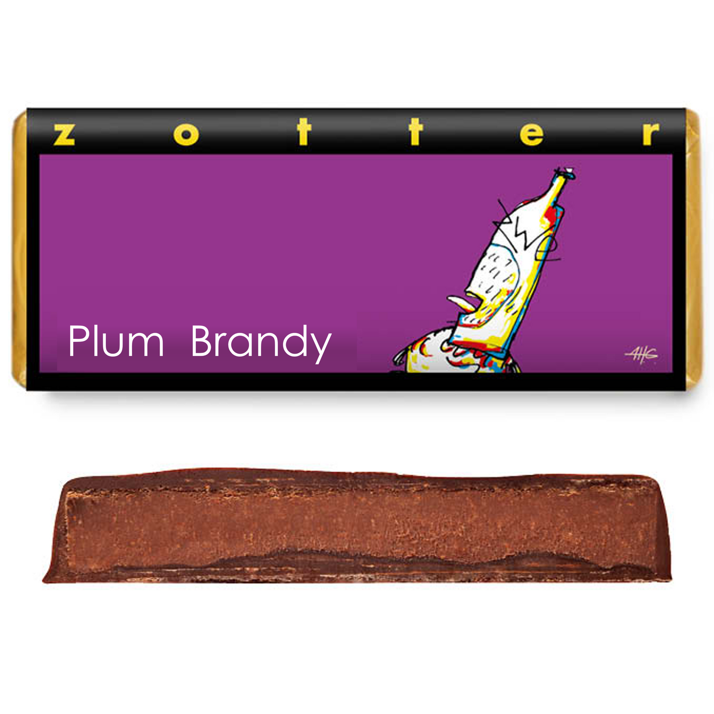 Hand-scooped Plum Brandy