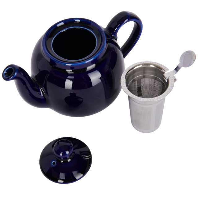 Teapot 2-Cup Cobalt Blue with Infuser