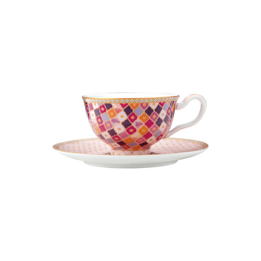 Teas & C's Rose Espresso Cup and Saucer - Set of 2
