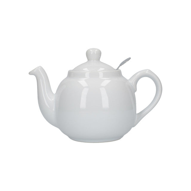 Teapot 4-Cup White with Infuser