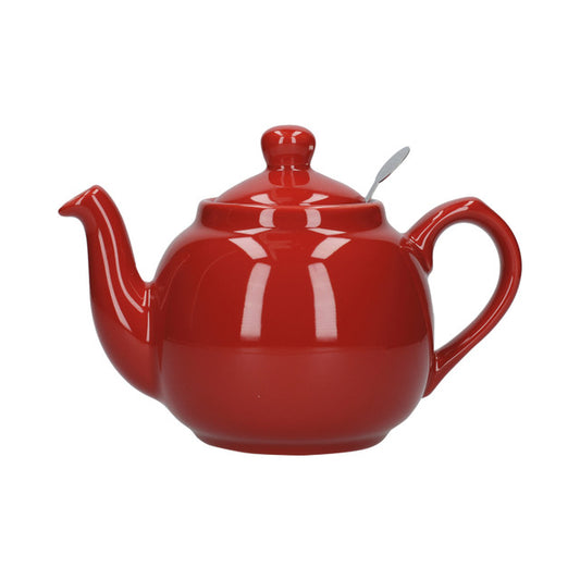 Teapot 6-Cup with Infuser, Red