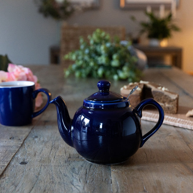 Teapot 2-Cup Cobalt Blue with Infuser