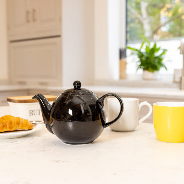 Teapot 4-Cup Glossy Black