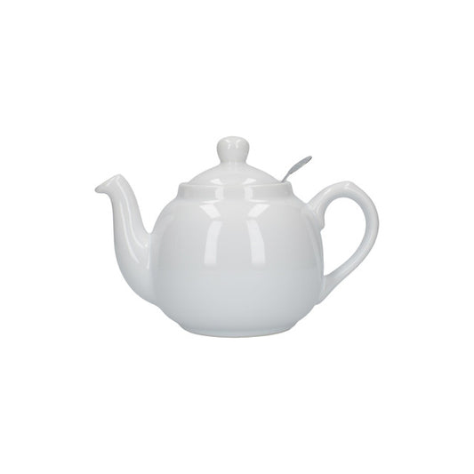 Teapot 2-Cup White with Infuser