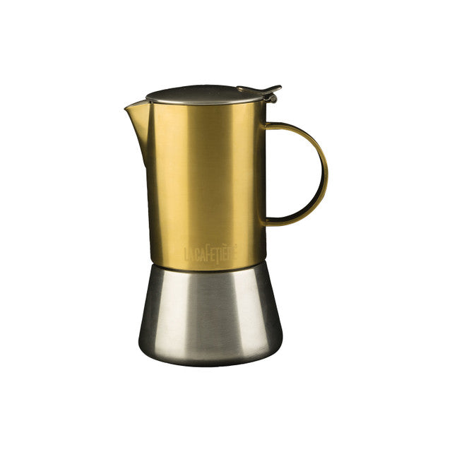 Stainless Steel Espresso Brushed Gold