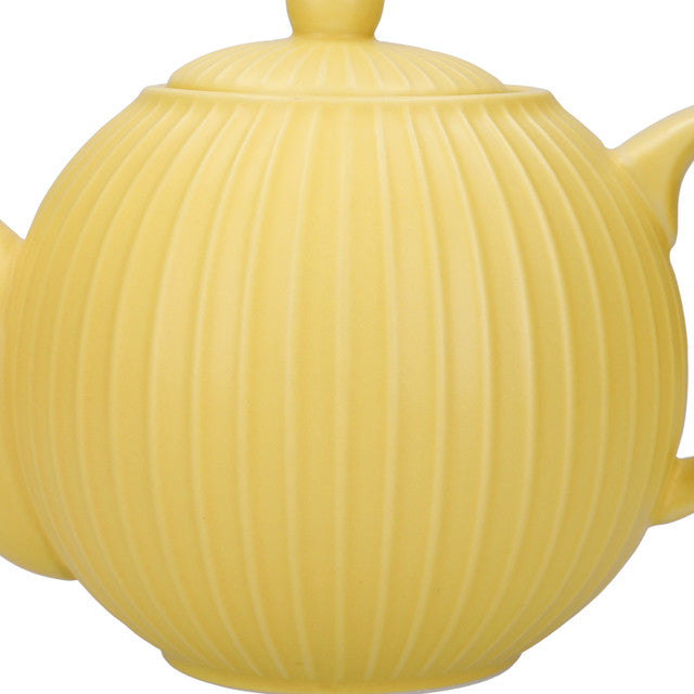 Teapot 4-cup Yellow, Textured