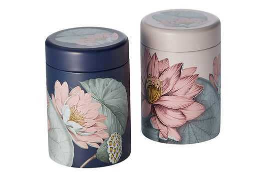 Pink Water Lily Tea Caddy - 125g
